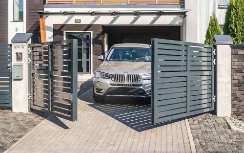 Автоматические распашные ворота